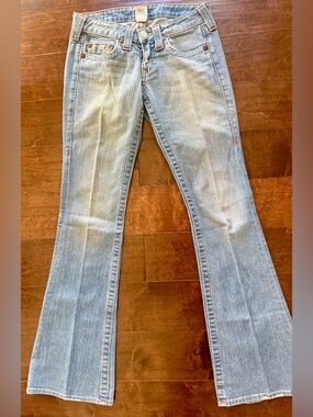 True Religion Light Wash Bootcut Jeans